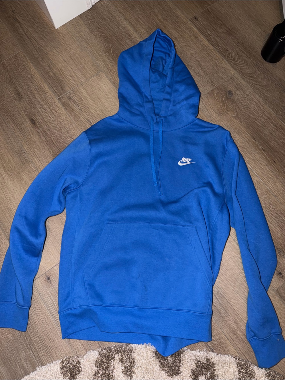 Nike Blue Hooded Pullover Sweatshirt